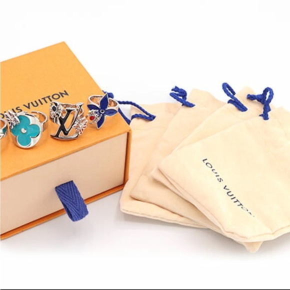 Louis Vuitton Ring 4 piece adjustable ring set - Picture 4 of 12